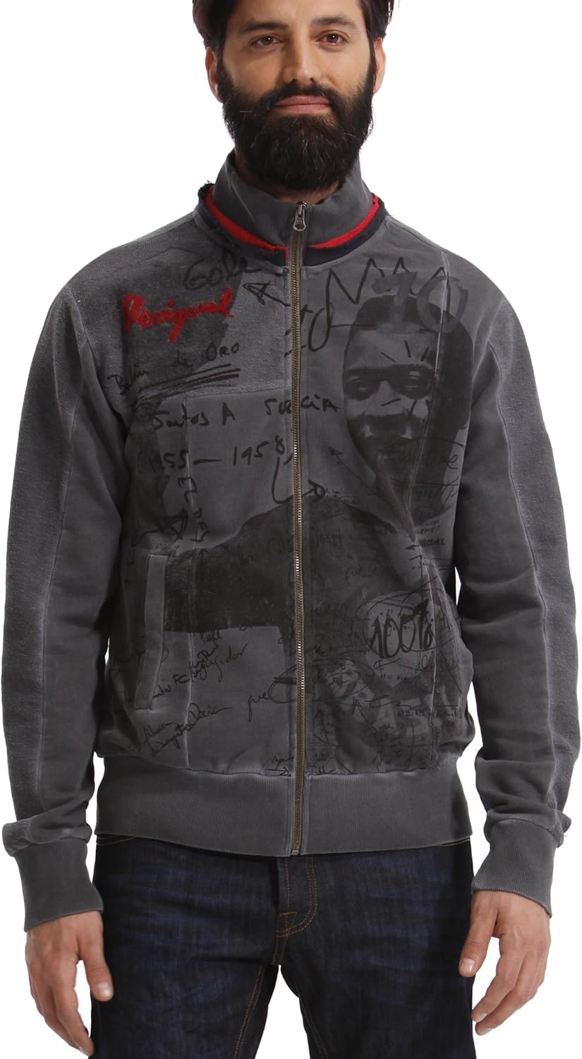 Мужская толстовка Decimal SWEATO REY, черная Desigual
Мужская толстовка Decimal SWEATO REY, черная Desigual