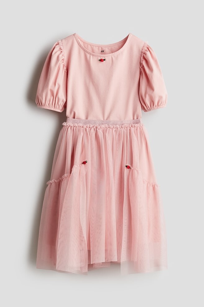 Комплект из двух предметов: рубашка и тюлевая юбка H&M, розовый
Комплект из двух предметов: рубашка и тюлевая юбка H&M, розовый