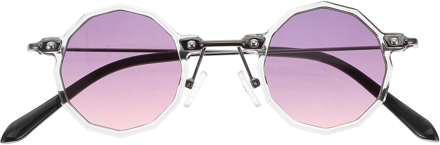 Винтажные солнцезащитные очки minkissy в круглой оправе для женщин и мужчин, серая оправа, фиолетовые линзы, декоративные кольца с цветочным узором, для пляжа и вечеринок
Винтажные солнцезащитные очки minkissy в круглой оправе для женщин и мужчин, серая оправа, фиолетовые линзы, декоративные кольца с цветочным узором, для пляжа и вечеринок