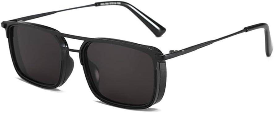 Женские прямоугольные солнцезащитные очки с металлическим плоским верхом и двойной перемычкой, мужские солнцезащитные очки для активного отдыха и рыбалки, защита от УФ-излучения UV400 VFDHN, C04 Black
Женские прямоугольные солнцезащитные очки с металлическим плоским верхом и двойной перемычкой, мужские солнцезащитные очки для активного отдыха и рыбалки, защита от УФ-излучения UV400 VFDHN, C04 Black