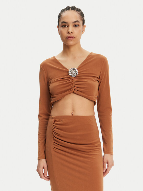 Облегающая блузка UD0026 Vicolo, коричневый
Облегающая блузка UD0026 Vicolo, коричневый