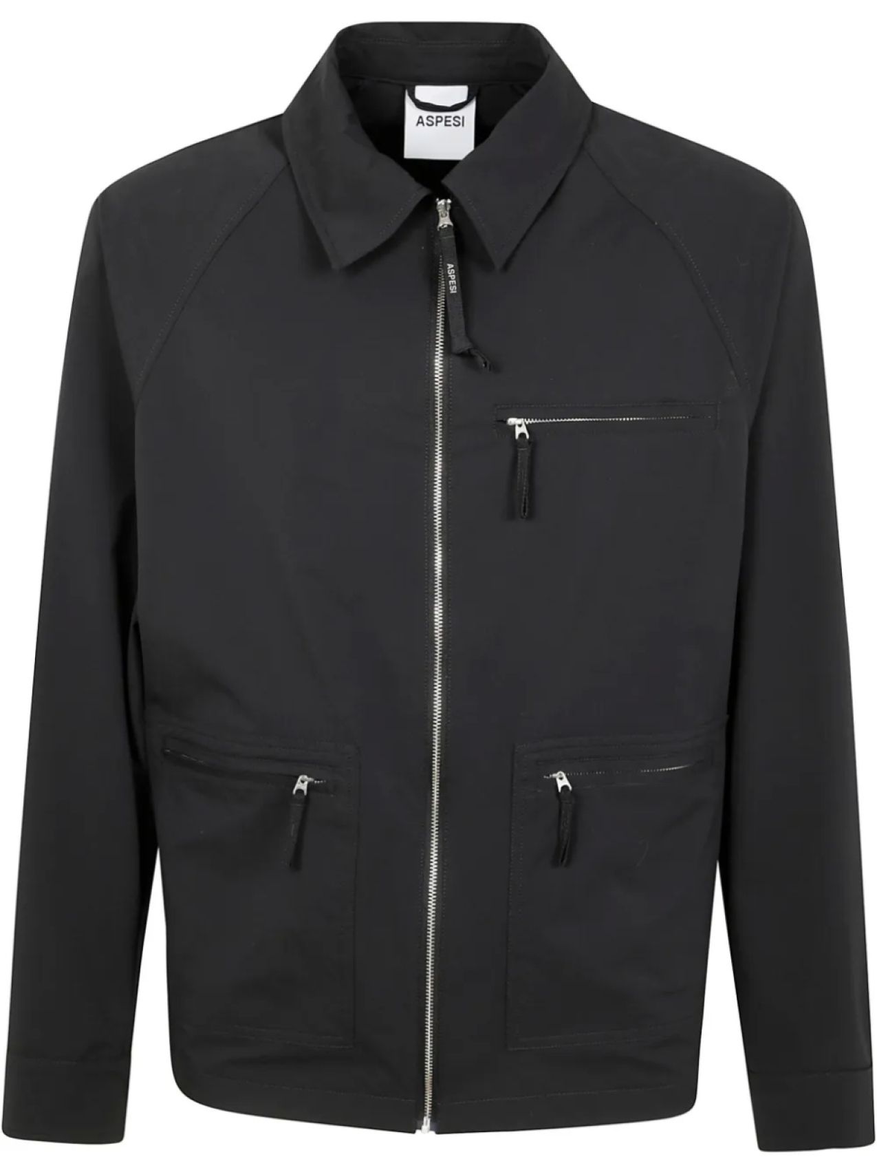 Куртка-рубашка на молнии ASPESI, черный
Куртка-рубашка на молнии ASPESI, черный