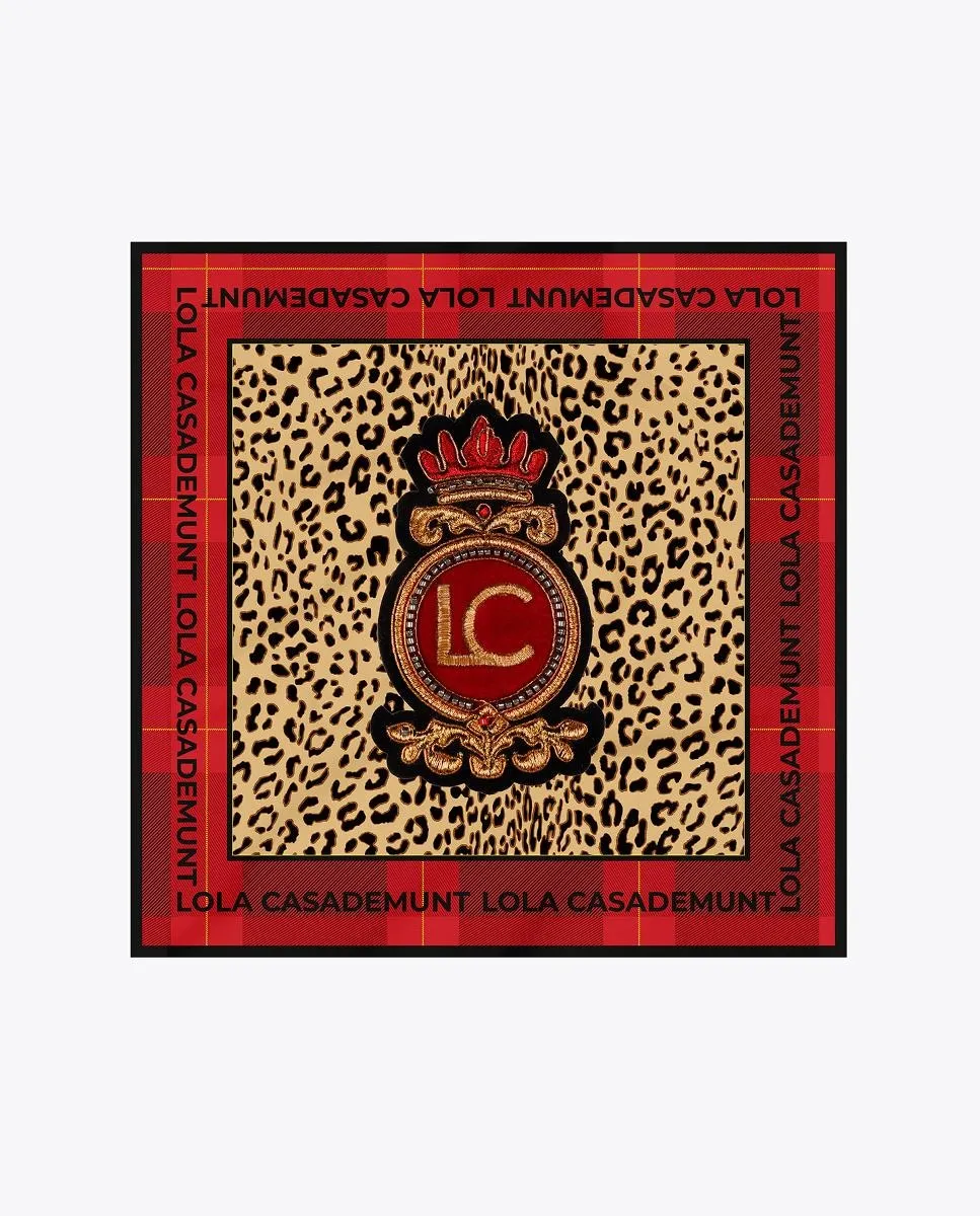 Платок в клетку и с анималистичным принтом красно-черный U Lola Casademunt, бордовый
Платок в клетку и с анималистичным принтом красно-черный U Lola Casademunt, бордовый