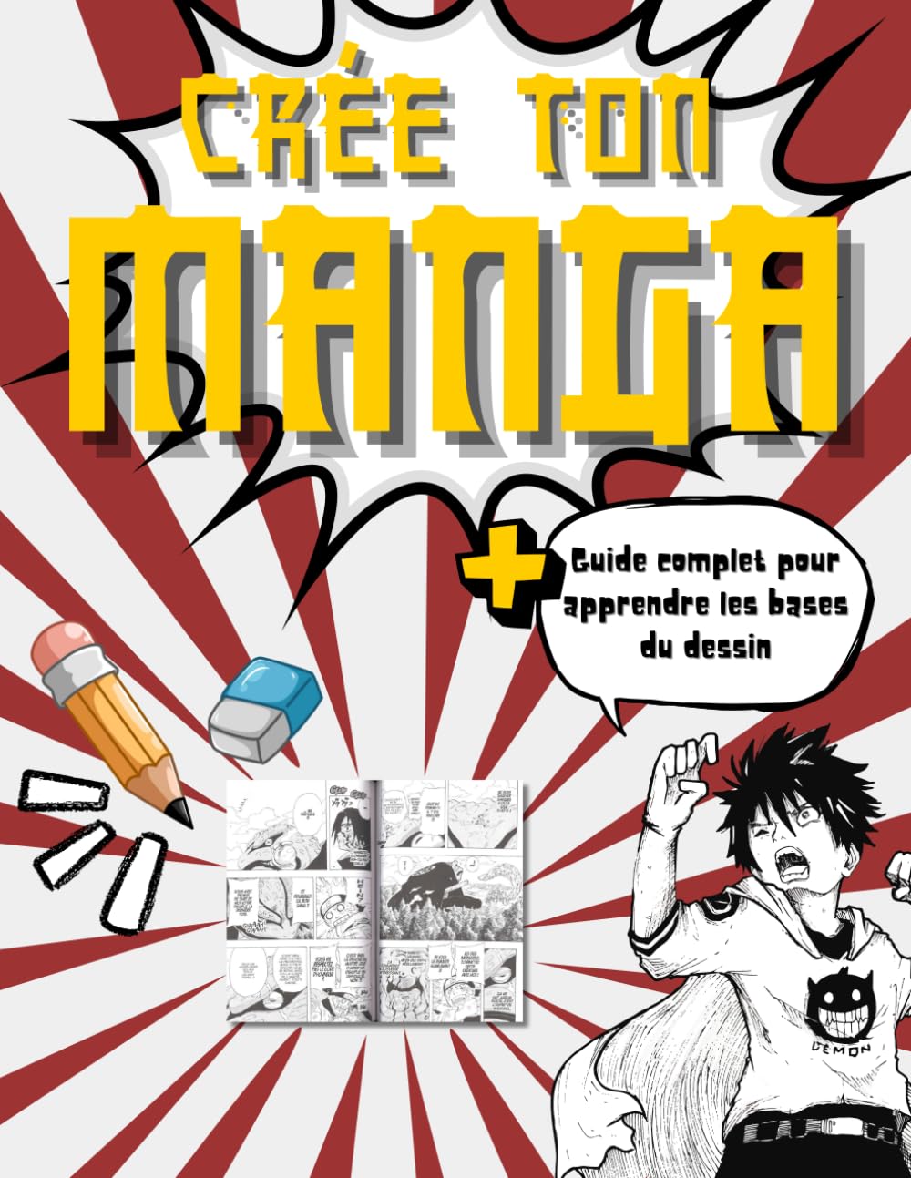 Crée Ton Manga : planches vierges+ Guide complet pour apprendre les bases du dessin! Super Idée cadeau (French Edition)
Crée Ton Manga : planches vierges+ Guide complet pour apprendre les bases du dessin! Super Idée cadeau (French Edition)