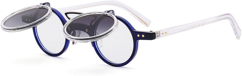 Популярные двухслойные ретро-солнцезащитные очки с заклепками, маленькие круглые солнцезащитные очки в стиле стимпанк, откидные солнцезащитные очки, панк-очки с откидными линзами KTUCN, 5
Популярные двухслойные ретро-солнцезащитные очки с заклепками, маленькие круглые солнцезащитные очки в стиле стимпанк, откидные солнцезащитные очки, панк-очки с откидными линзами KTUCN, 5