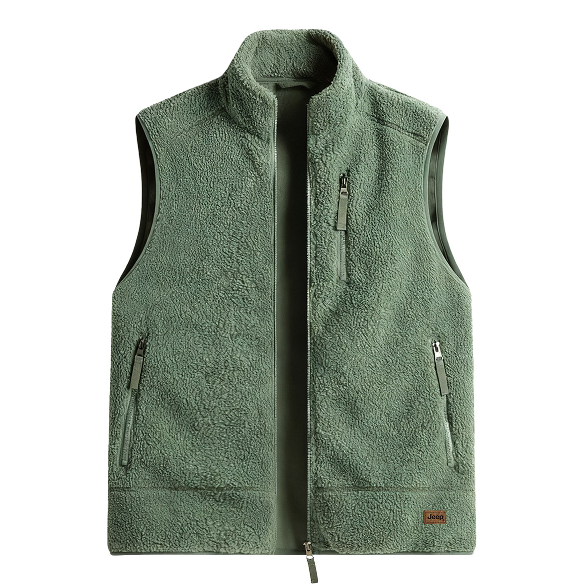 Жилет Unisex Stand Collar тонкий рабочий Jeep, светло-зеленый
Жилет Unisex Stand Collar тонкий рабочий Jeep, светло-зеленый