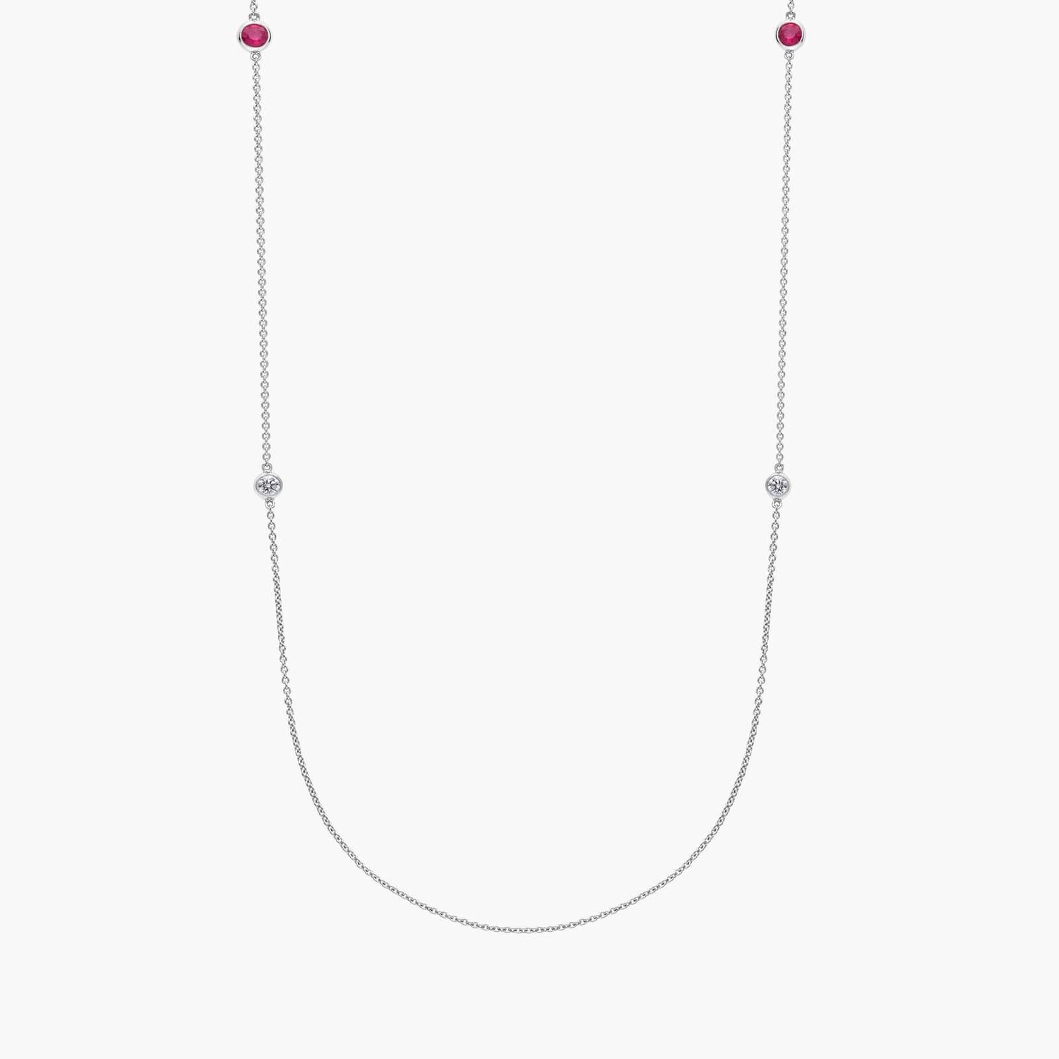 Миниатюрное колье с рубинами и бриллиантами из 14-каратного белого золота (36 дюймов) Blue Nile
Миниатюрное колье с рубинами и бриллиантами из 14-каратного белого золота (36 дюймов) Blue Nile