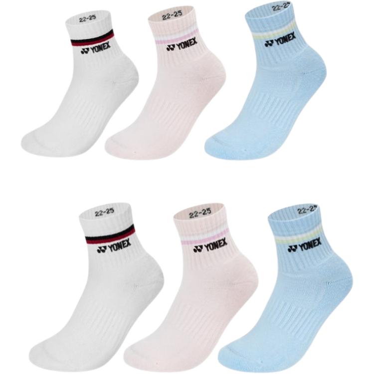 YONEX Носки Mid-Calf женские 3 пары Multicolor
YONEX Носки Mid-Calf женские 3 пары Multicolor