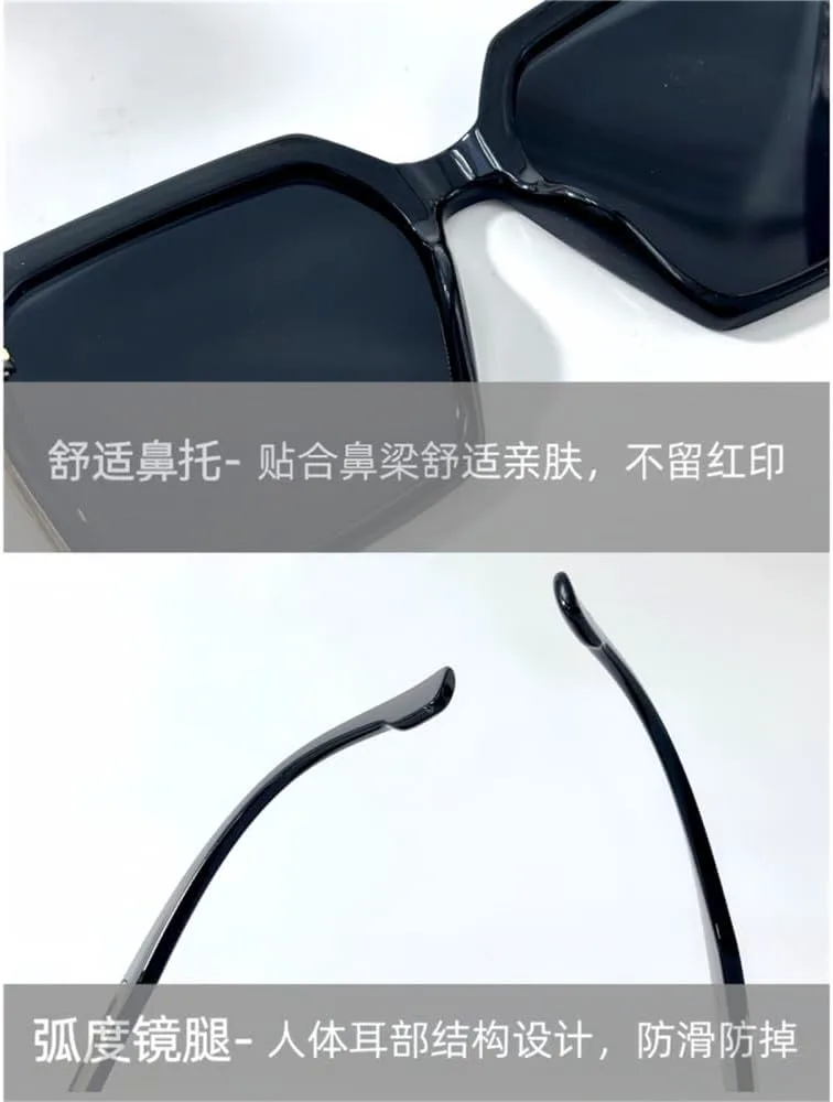 Солнцезащитные очки для женщин и мужчин в стиле ретро с крупной оправой, защита от УФ-излучения UV400, для активного отдыха, розовые, один размер HDUBFY, Pink
Солнцезащитные очки для женщин и мужчин в стиле ретро с крупной оправой, защита от УФ-излучения UV400, для активного отдыха, розовые, один размер HDUBFY, Pink