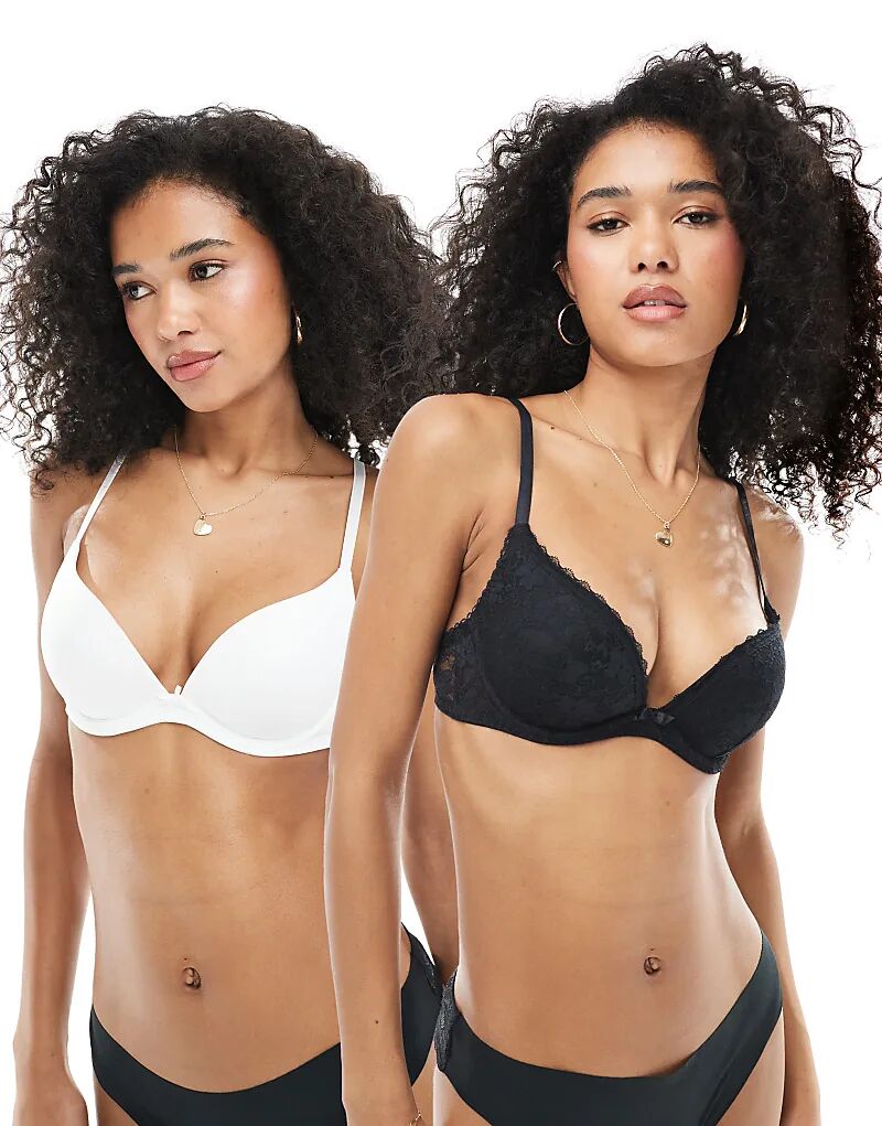 Комплект из двух кружевных бюстгальтеров Dorina Sonia черного и белого цветов
Комплект из двух кружевных бюстгальтеров Dorina Sonia черного и белого цветов