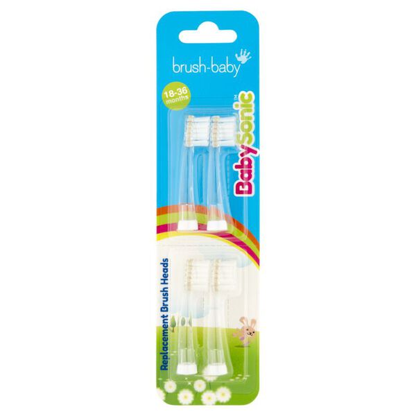 Насадки для звуковой зубной щетки 18-36 м, 4 шт./1 упаковка. Brush-Baby Babysonic replacement brush heads
Насадки для звуковой зубной щетки 18-36 м, 4 шт./1 упаковка. Brush-Baby Babysonic replacement brush heads