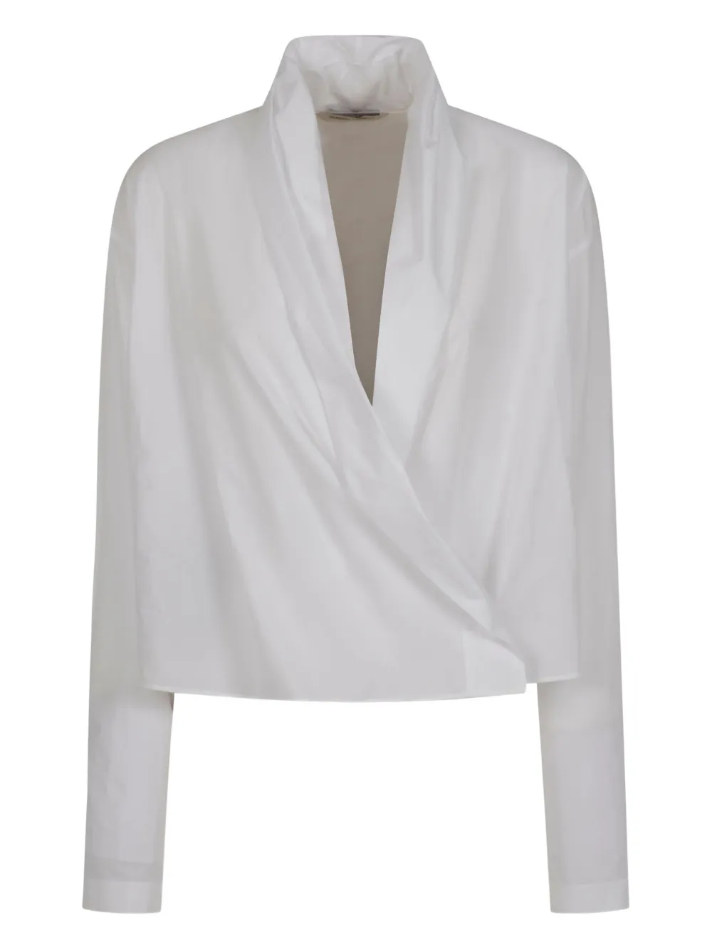 Блузка с запахом спереди Alberta Ferretti, серый
Блузка с запахом спереди Alberta Ferretti, серый