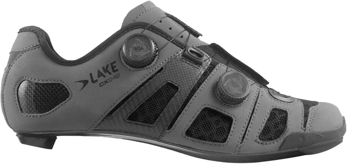 Широкие велотуфли Lake Cycling, черный/серый
Широкие велотуфли Lake Cycling, черный/серый