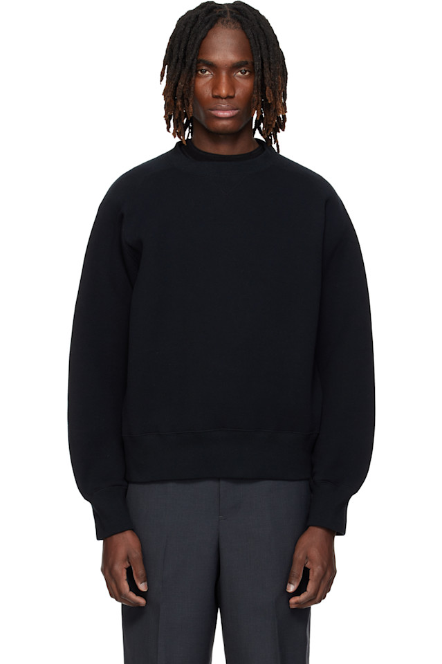 Толстовка-Пуловер из губки Sacai, черный
Толстовка-Пуловер из губки Sacai, черный