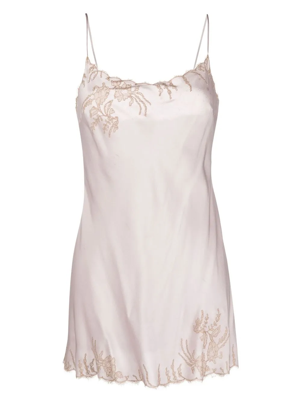 Шелковое платье-комбинация с кружевной аппликацией Carine Gilson, фиолетовый
Шелковое платье-комбинация с кружевной аппликацией Carine Gilson, фиолетовый