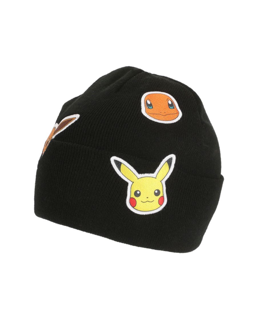 Мужская черная шапка-бини с нашивками в виде персонажей Pokemon, Black
Мужская черная шапка-бини с нашивками в виде персонажей Pokemon, Black