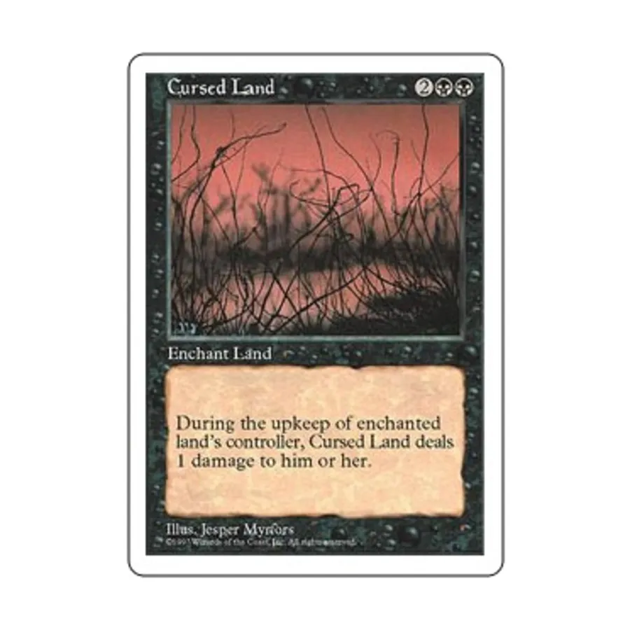 CCG Проклятая земля (U), MTG - 5th Edition
CCG Проклятая земля (U), MTG - 5th Edition