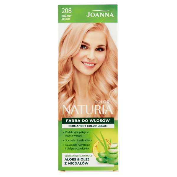 Краска для волос 208 розово-русый, 1 упаковка. Joanna Naturia color, цвет 208 różany blond
Краска для волос 208 розово-русый, 1 упаковка. Joanna Naturia color, цвет 208 różany blond