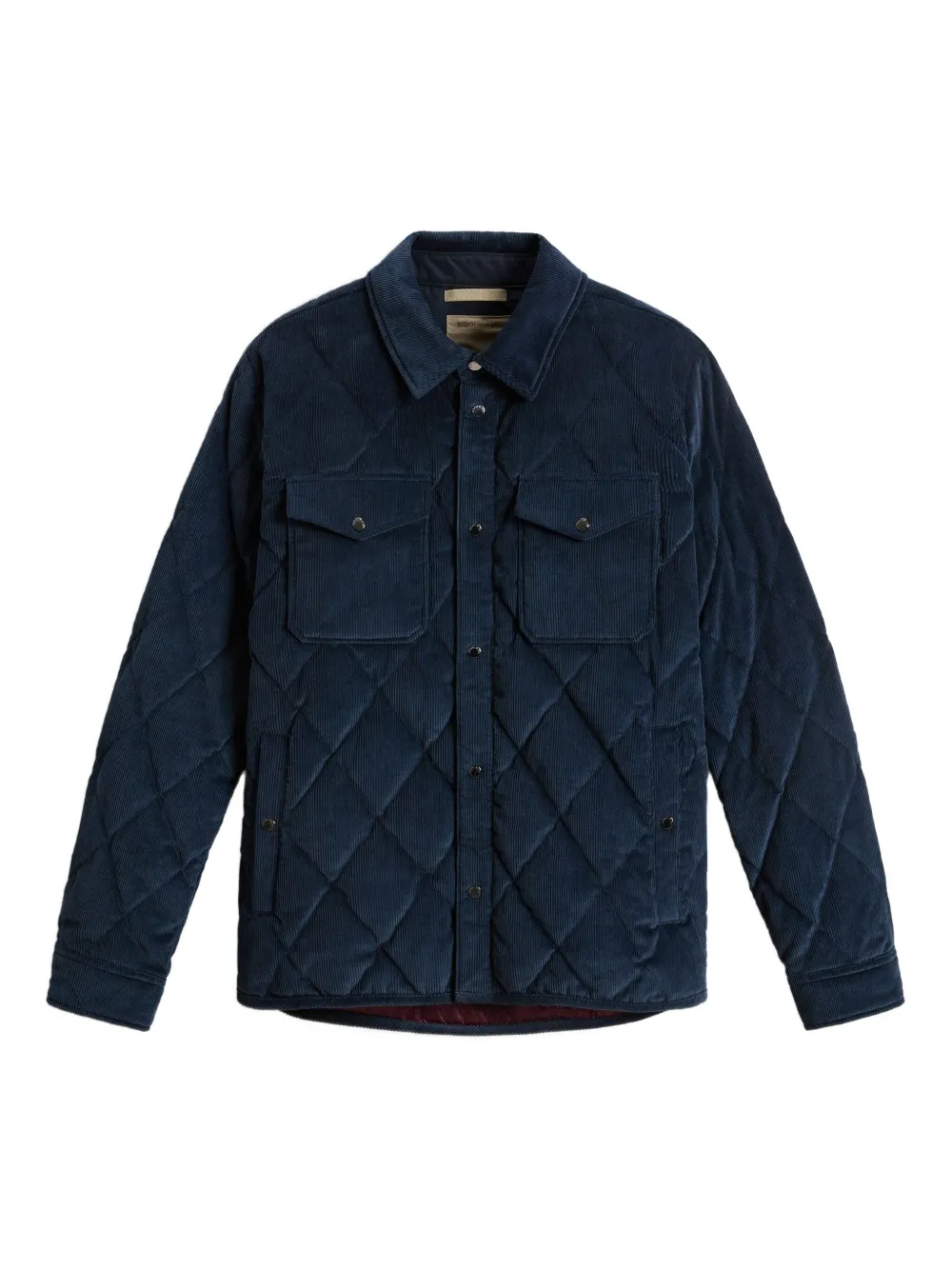 Стеганая вельветовая куртка WOOLRICH, синий 
Стеганая вельветовая куртка WOOLRICH, синий
