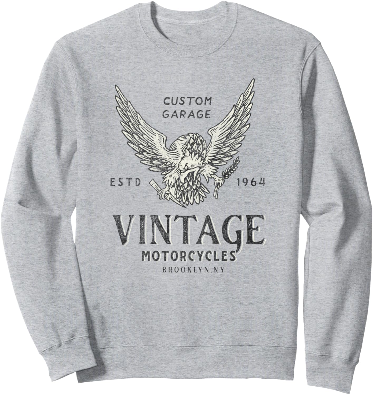 Модные винтажные мотоциклы, Бруклин, Нью-Йорк, толстовка Custom Garage Trendy Apparel, серый
Модные винтажные мотоциклы, Бруклин, Нью-Йорк, толстовка Custom Garage Trendy Apparel, серый