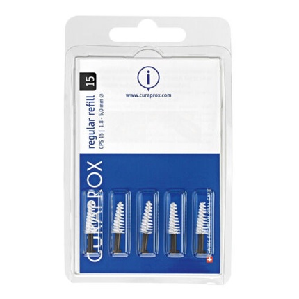 Межзубные ершики Curaprox Regular Refill с черной ручкой — упаковка из 5 шт Curaden Ag
Межзубные ершики Curaprox Regular Refill с черной ручкой — упаковка из 5 шт Curaden Ag