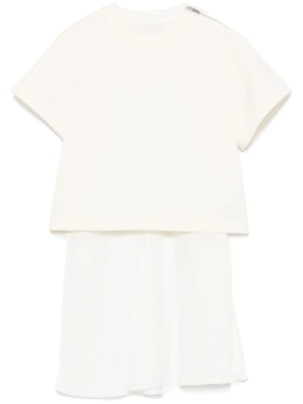 Футболка с контрастной вставкой SACAI, нейтральный
Футболка с контрастной вставкой SACAI, нейтральный