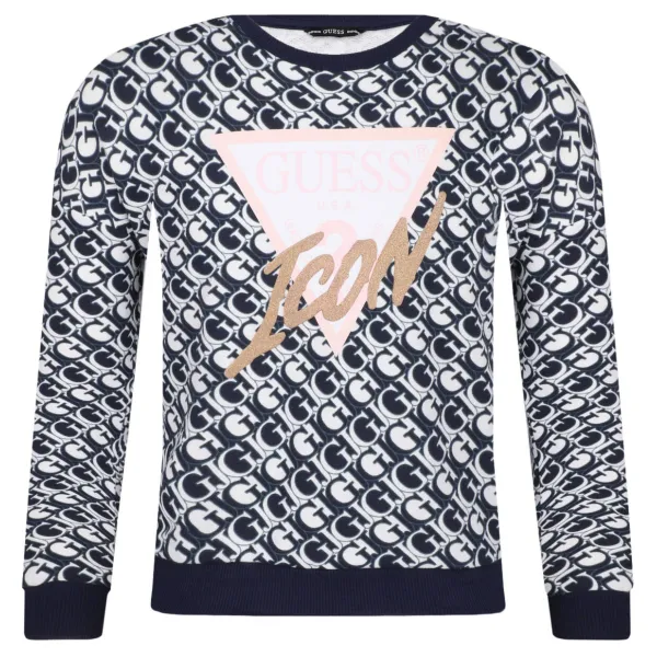 Толстовка обычного кроя Guess, синий 
Толстовка обычного кроя Guess, синий