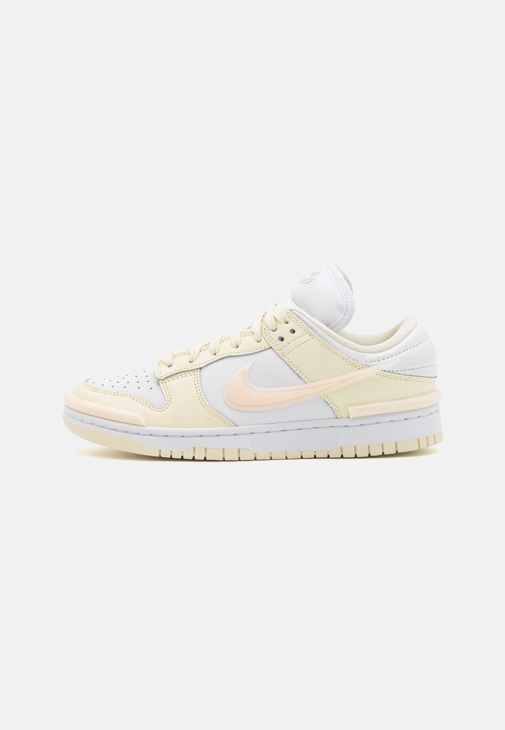 Полукеды Dunk Twist Nike, кокосовое молоко/лёд гуавы/белый 
Полукеды Dunk Twist Nike, кокосовое молоко/лёд гуавы/белый