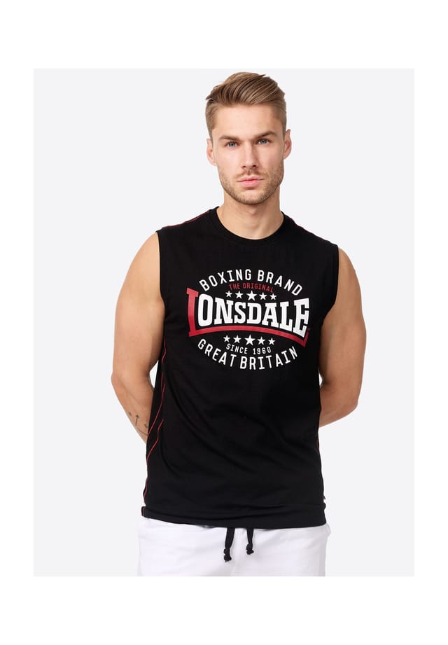 Футболка без рукавов облегающая st.agnes Lonsdale, черный
Футболка без рукавов облегающая st.agnes Lonsdale, черный