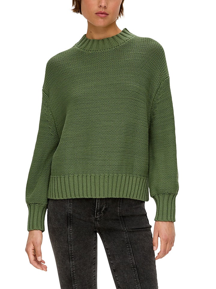 Пуловер s.Oliver, зеленый
Пуловер s.Oliver, зеленый