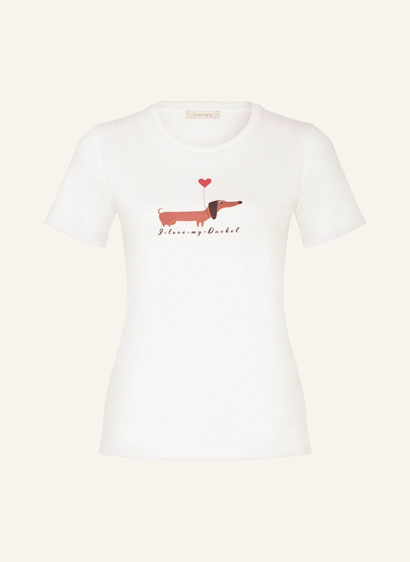 Футболка с драгоценными камнями Lilienfels, белый 
Футболка с драгоценными камнями Lilienfels, белый