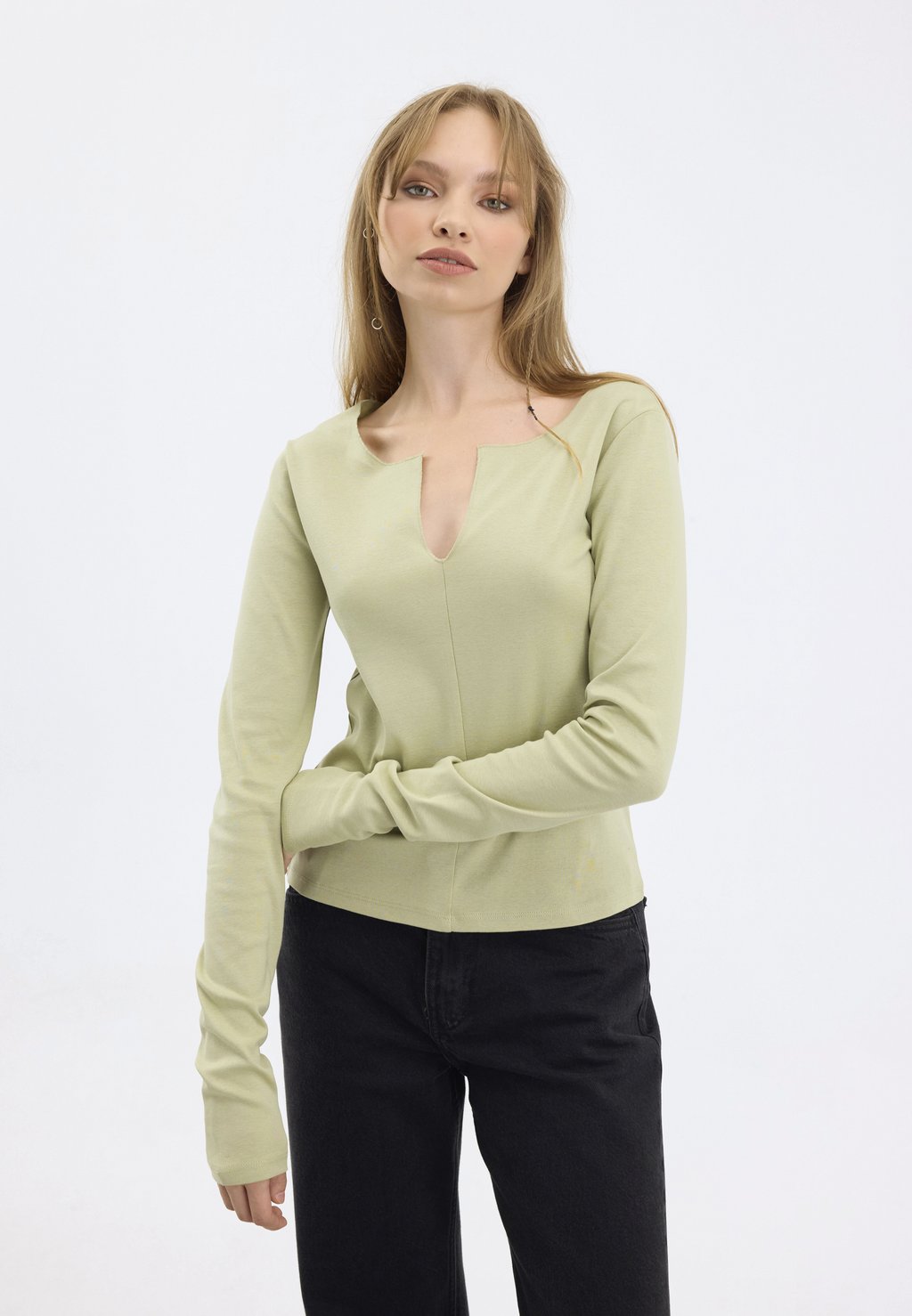 Топ с длинными рукавами Even&Odd, хаки
Топ с длинными рукавами Even&Odd, хаки