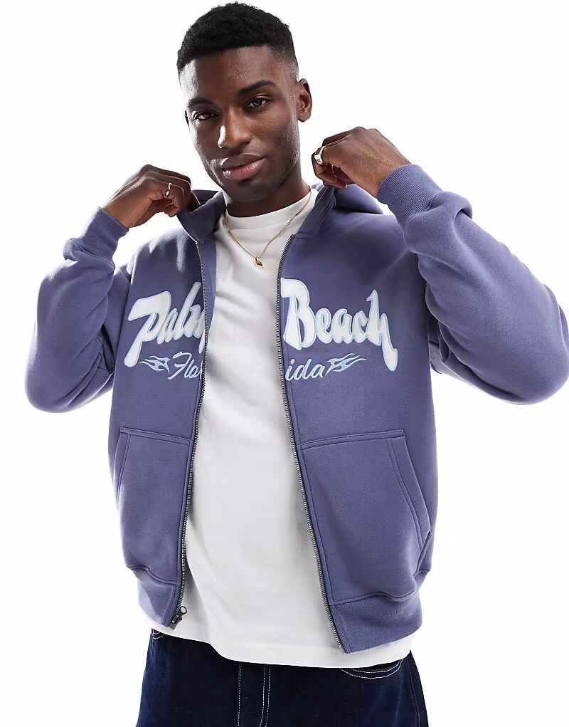 Толстовка Hollister с капюшоном и застежкой-молнией на спине, с мешковатым мотивом, темно-синего цвета
Толстовка Hollister с капюшоном и застежкой-молнией на спине, с мешковатым мотивом, темно-синего цвета