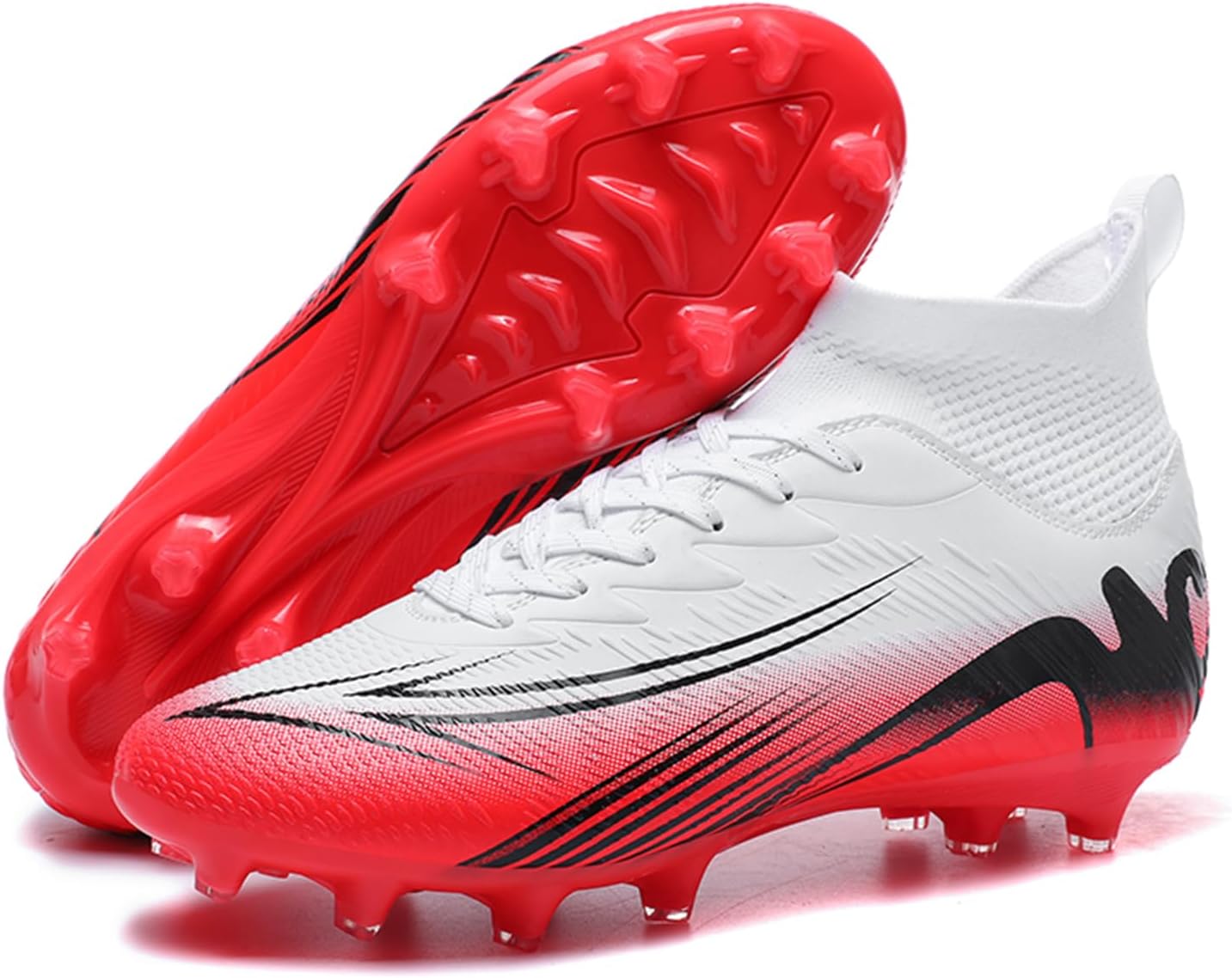 Мужские футбольные бутсы с высоким верхом FG, длинные шипы, взрослые футбольные кроссовки, легкие профессиональные для спортивных тренировок Up Run, красный
Мужские футбольные бутсы с высоким верхом FG, длинные шипы, взрослые футбольные кроссовки, легкие профессиональные для спортивных тренировок Up Run, красный