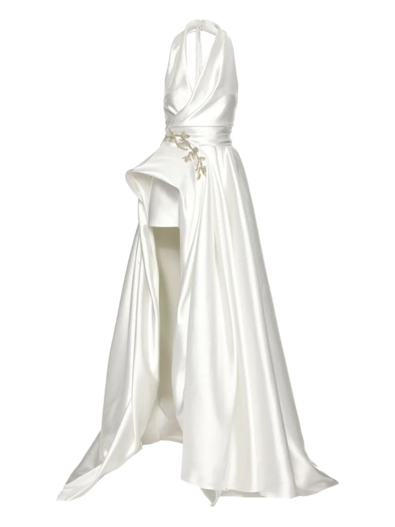 Атласное драпированное платье Ana Radu, белый
Атласное драпированное платье Ana Radu, белый