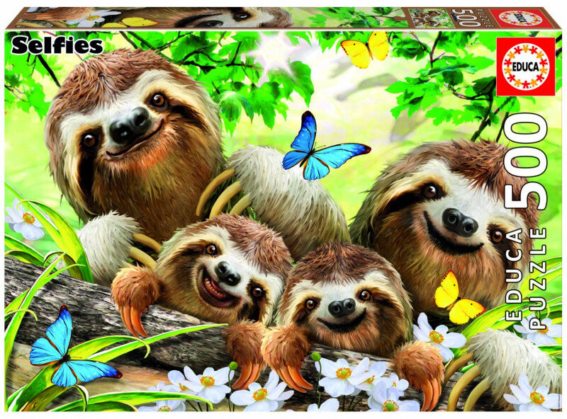 Educa, пазл Sloth Family Selfie, 500 шт.
Educa, пазл Sloth Family Selfie, 500 шт.
