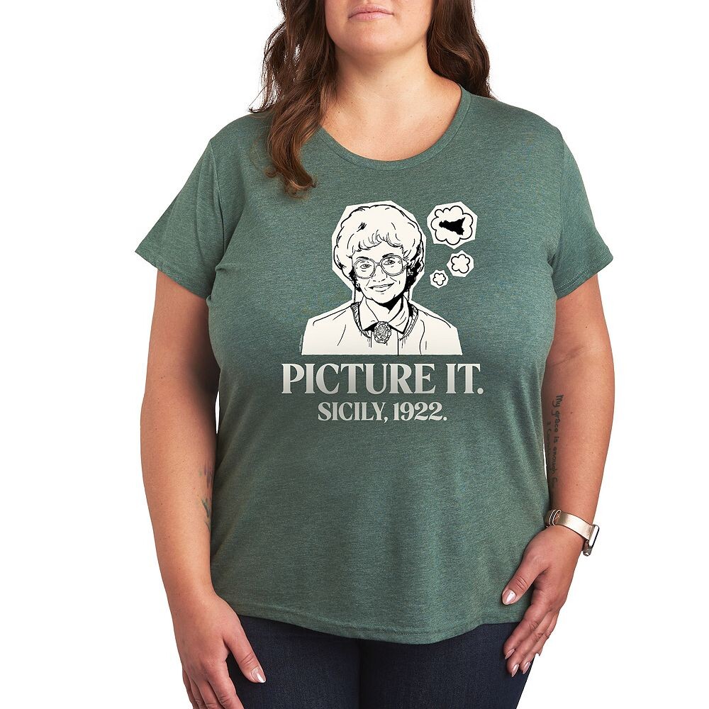 Футболка Plus Golden Girls Picture It Sicily с рисунком Licensed Character, цвет Heather Juniper
Футболка Plus Golden Girls Picture It Sicily с рисунком Licensed Character, цвет Heather Juniper