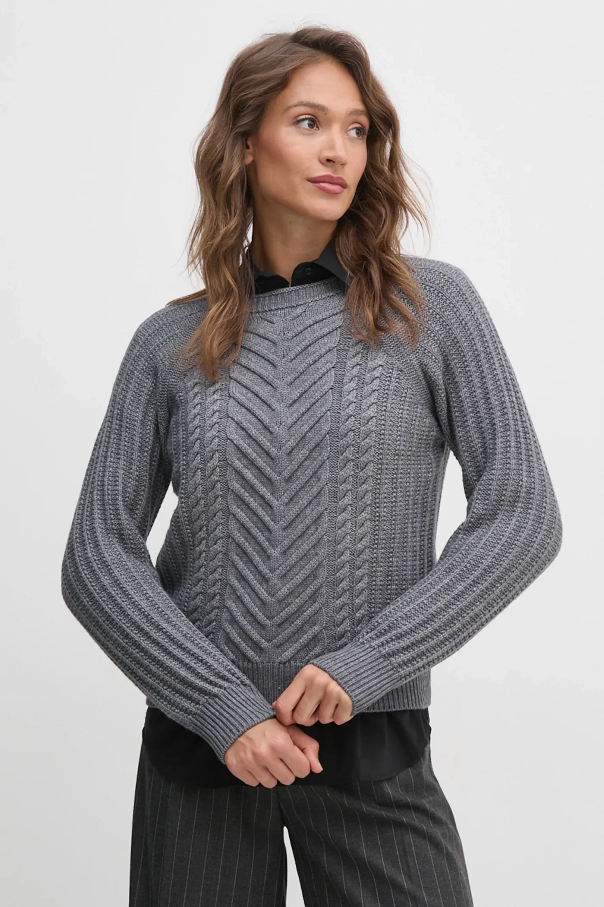 Шерстяной свитер United Colors of Benetton, серый
Шерстяной свитер United Colors of Benetton, серый