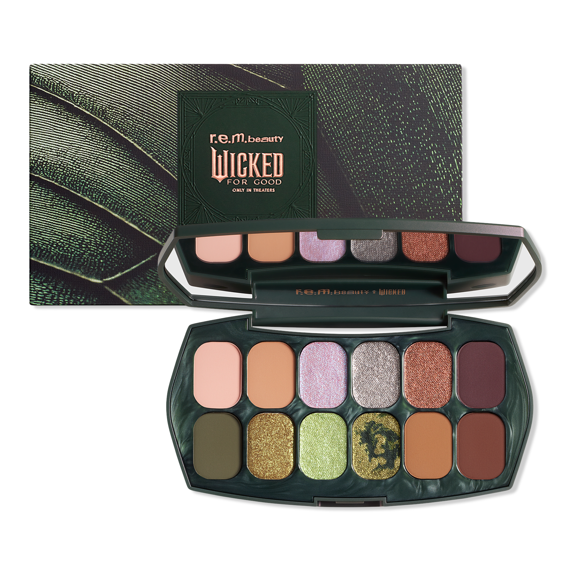 Палитра теней Wicked Ozian Forest Eyeshadow Palette r.e.m. beauty
Палитра теней Wicked Ozian Forest Eyeshadow Palette r.e.m. beauty
