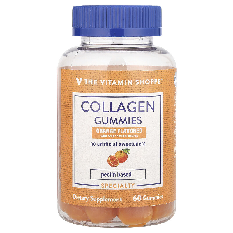 The Vitamin Shoppe, Жевательные мармеладки с коллагеном, апельсин, 250 мг, 60 жевательных таблеток
The Vitamin Shoppe, Жевательные мармеладки с коллагеном, апельсин, 250 мг, 60 жевательных таблеток