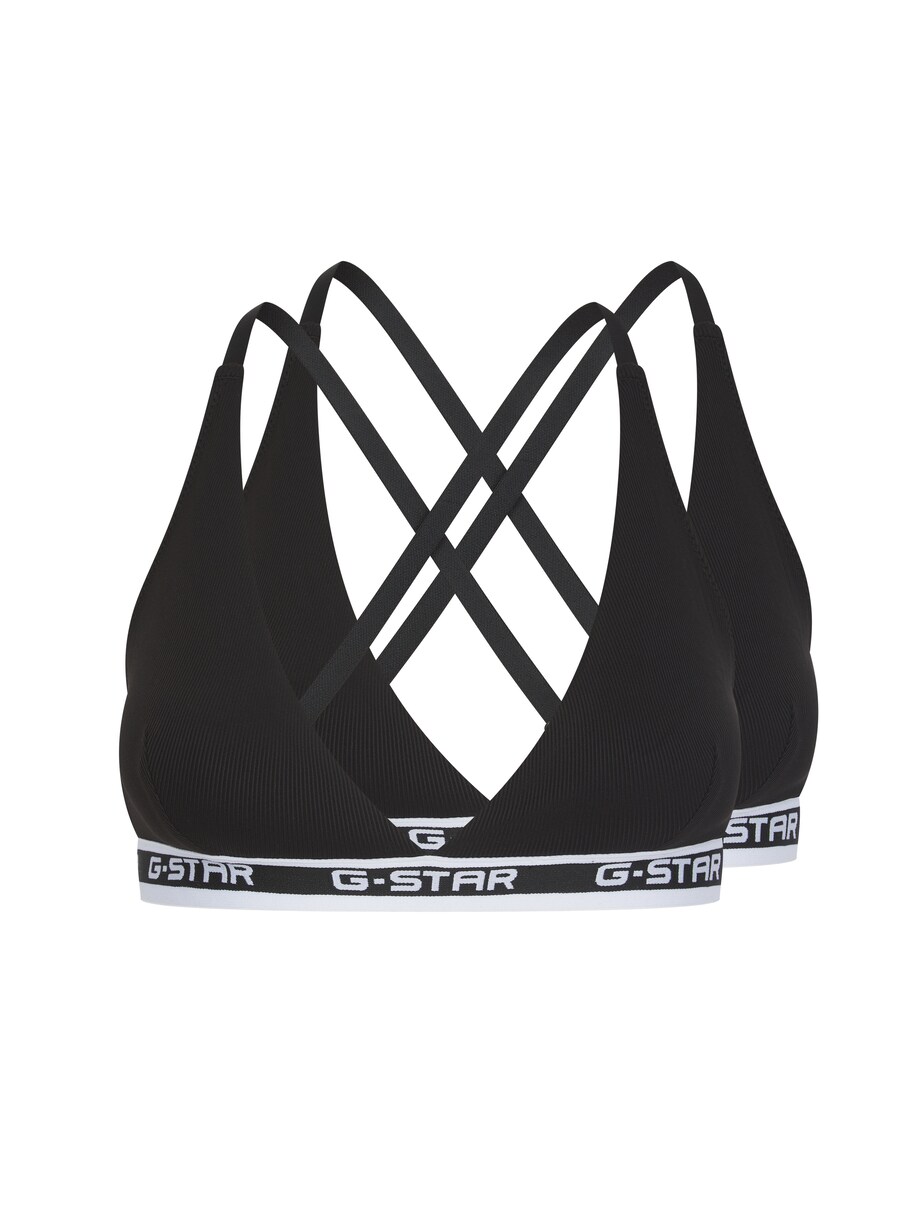 Треугольный бюстгальтер G-STAR, черный
Треугольный бюстгальтер G-STAR, черный
