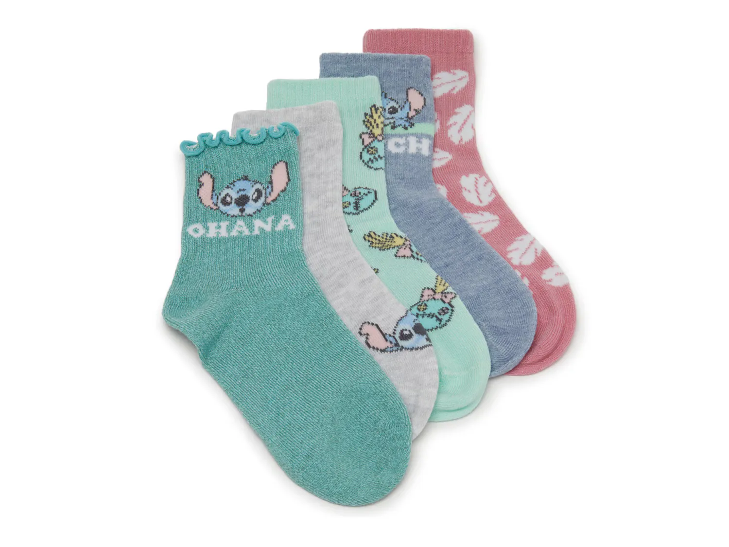 Носки Stitch Kids' Crew Socks - 5 Pack High Point Design, светло-зеленый
Носки Stitch Kids' Crew Socks - 5 Pack High Point Design, светло-зеленый