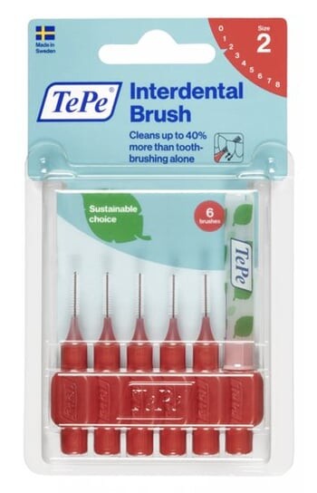 Межзубные щетки TePe 0,5мм красные 6 шт.
Межзубные щетки TePe 0,5мм красные 6 шт.