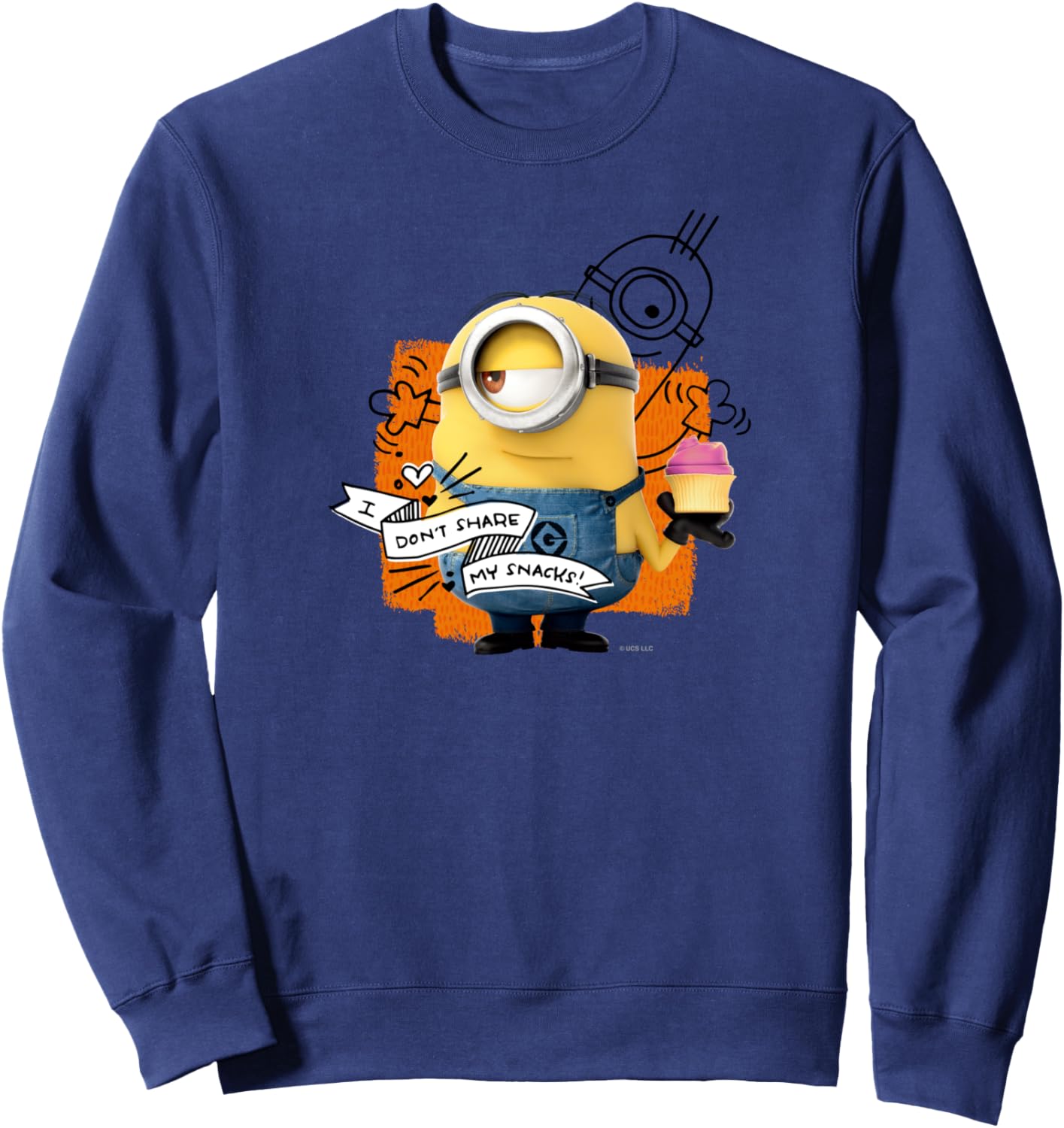 Толстовка с надписью Миньон, я не делюсь своими закусками! Minions, темно-синий
Толстовка с надписью Миньон, я не делюсь своими закусками! Minions, темно-синий