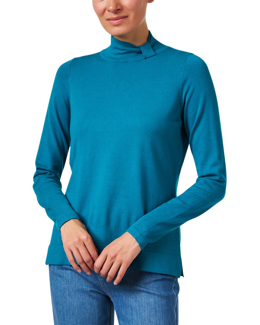 Топ с воротником-стойкой J'Envie, цвет teal 
Топ с воротником-стойкой J'Envie, цвет teal