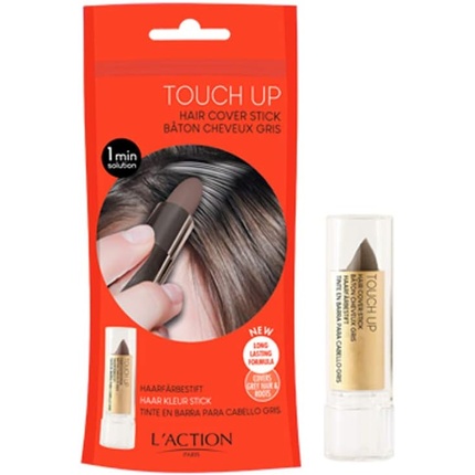 Средство для укладки волос Touch Up Hair Cover Stick с пчелиным воском для увлажнения, темно-коричневый, 4 г L'Action Paris
Средство для укладки волос Touch Up Hair Cover Stick с пчелиным воском для увлажнения, темно-коричневый, 4 г L'Action Paris