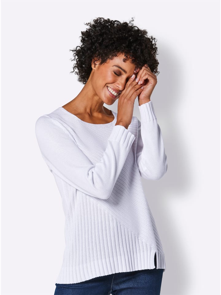 Свитер с длинными рукавами белого цвета creation L
Свитер с длинными рукавами белого цвета creation L