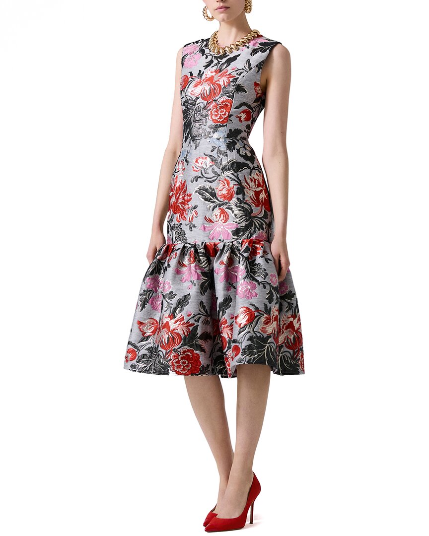 Каролина Эррера Миди-платье из льняной смеси с длинным рукавом Carolina Herrera, серый
Каролина Эррера Миди-платье из льняной смеси с длинным рукавом Carolina Herrera, серый