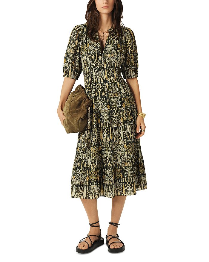 Платье миди Panissa ba&sh, коричневый/бежевый
Платье миди Panissa ba&sh, коричневый/бежевый