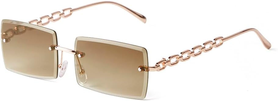 Модные солнцезащитные очки без оправы прямоугольной формы для женщин, металлические солнцезащитные очки для мужчин, без оправы с серыми градиентными линзами HVTVTLA, C5
Модные солнцезащитные очки без оправы прямоугольной формы для женщин, металлические солнцезащитные очки для мужчин, без оправы с серыми градиентными линзами HVTVTLA, C5